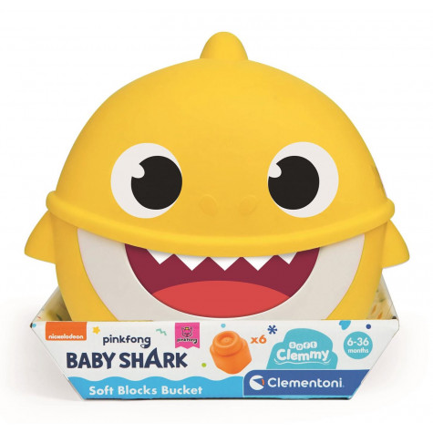 CLEMENTONI Soft Clemmy Box Baby Shark s 6 kostkami
