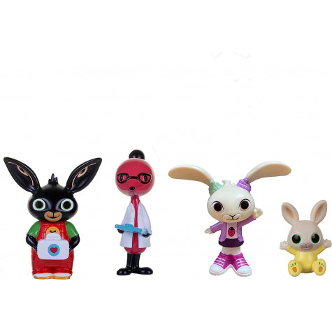 Sada figurek Bing: Bing, Doktorka Molly, Koko a Charlie ~ 2