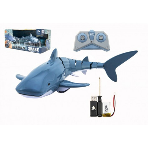 Žralok RC plast 35cm na dálkové ovládání +dobíjecí pack ~ 1