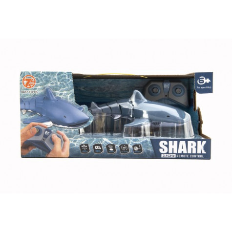 Žralok RC plast 35cm na dálkové ovládání +dobíjecí pack