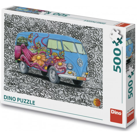 Dino Hippies VW puzzle 500 dílků ~ 1