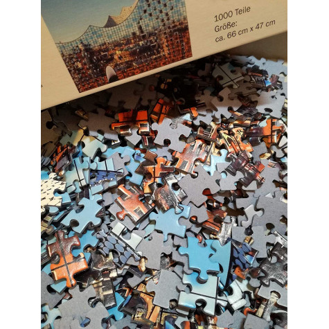 PULS ENTERTAINMENT Puzzle Odraz Hamburku v Labské filharmonii 1000 dílků ~ 5