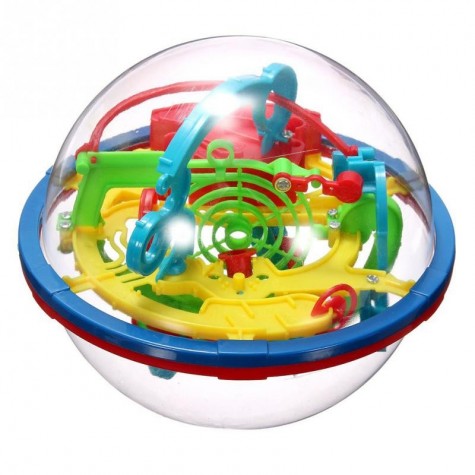 Hlavolam Intellect Ball mini - 100 překážek ~ 3