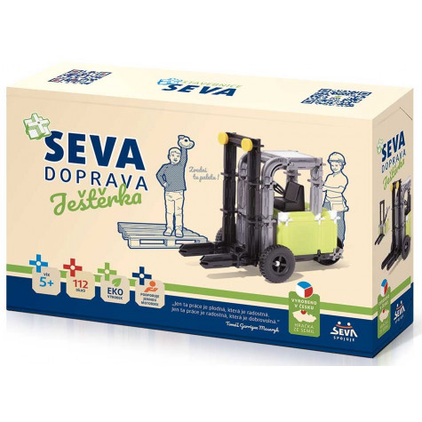 Seva Stavebnice DOPRAVA Ještěrka 112 dílků ~ 1