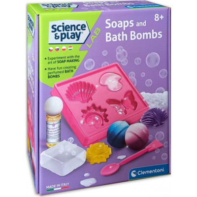 CLEMENTONI Science&Play: Laboratoř na výrobu mýdel a koupelových bomb