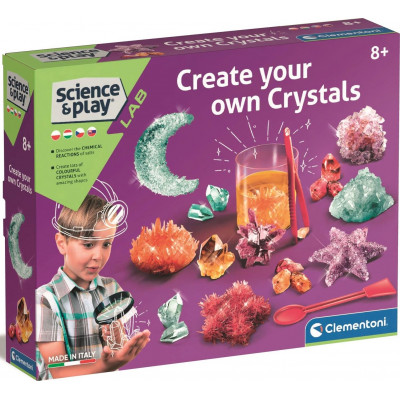 CLEMENTONI Science&Play Laboratoř: Vytvoř si vlastní krystaly