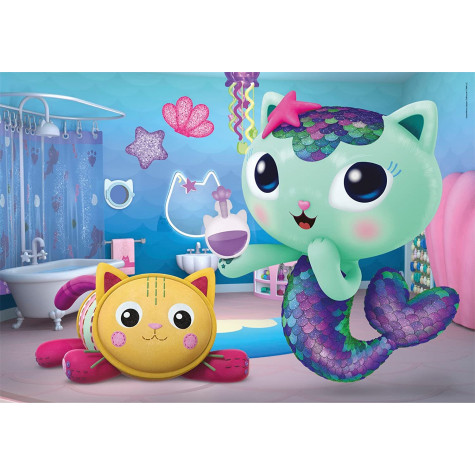 CLEMENTONI Puzzle Gábinin kouzelný domek: Přátelé 3x48 dílků ~ 3