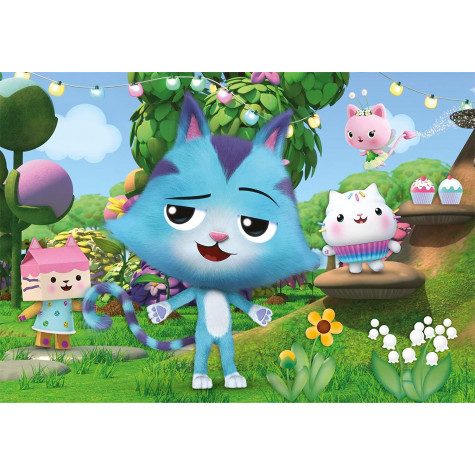 CLEMENTONI Puzzle Gábinin kouzelný domek: Přátelé 3x48 dílků ~ 4