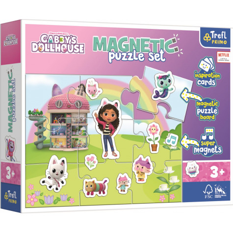 TREFL Magnetická puzzle sada Gábinin kouzelný domek