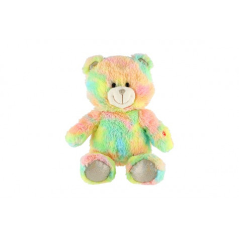 Teddies Svítící plyšový Snílek 40 cm Medvěd duhový