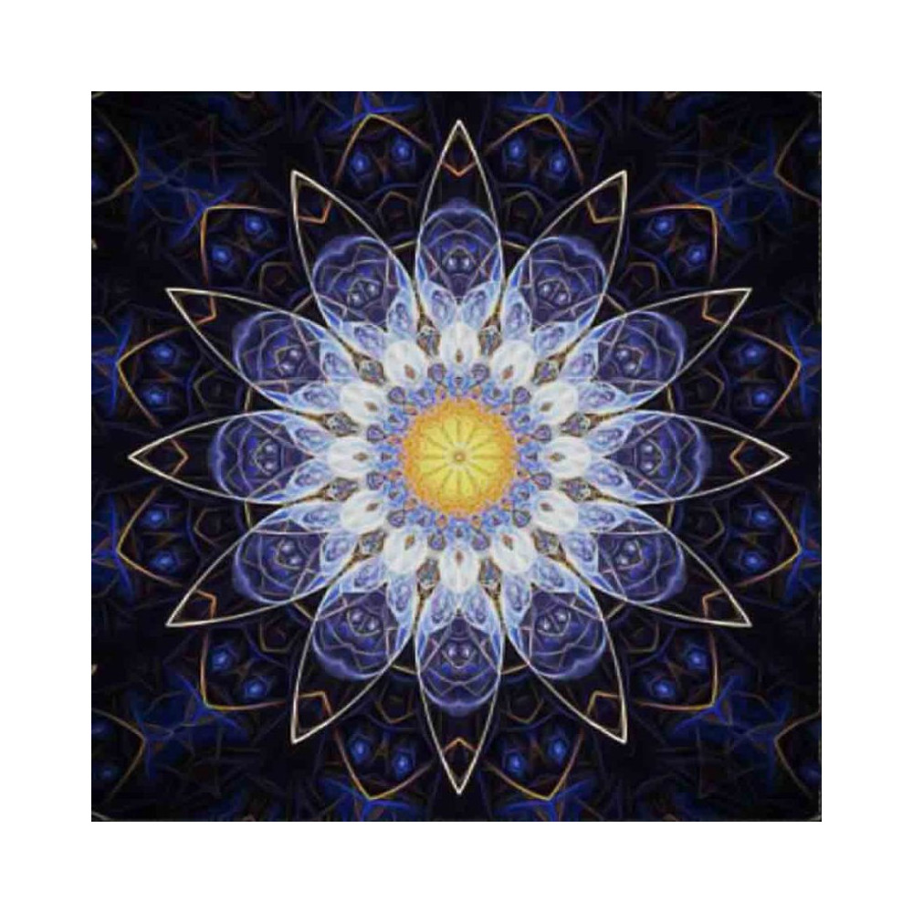 Norimpex Diamantové malování 7D obrázek 30x30cm - Modrá mandala