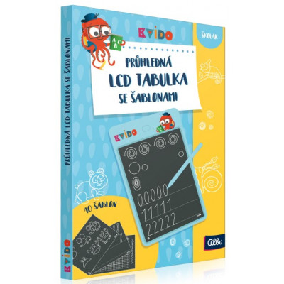 Albi Kvído Průhledná LCD tabulka se šablonami