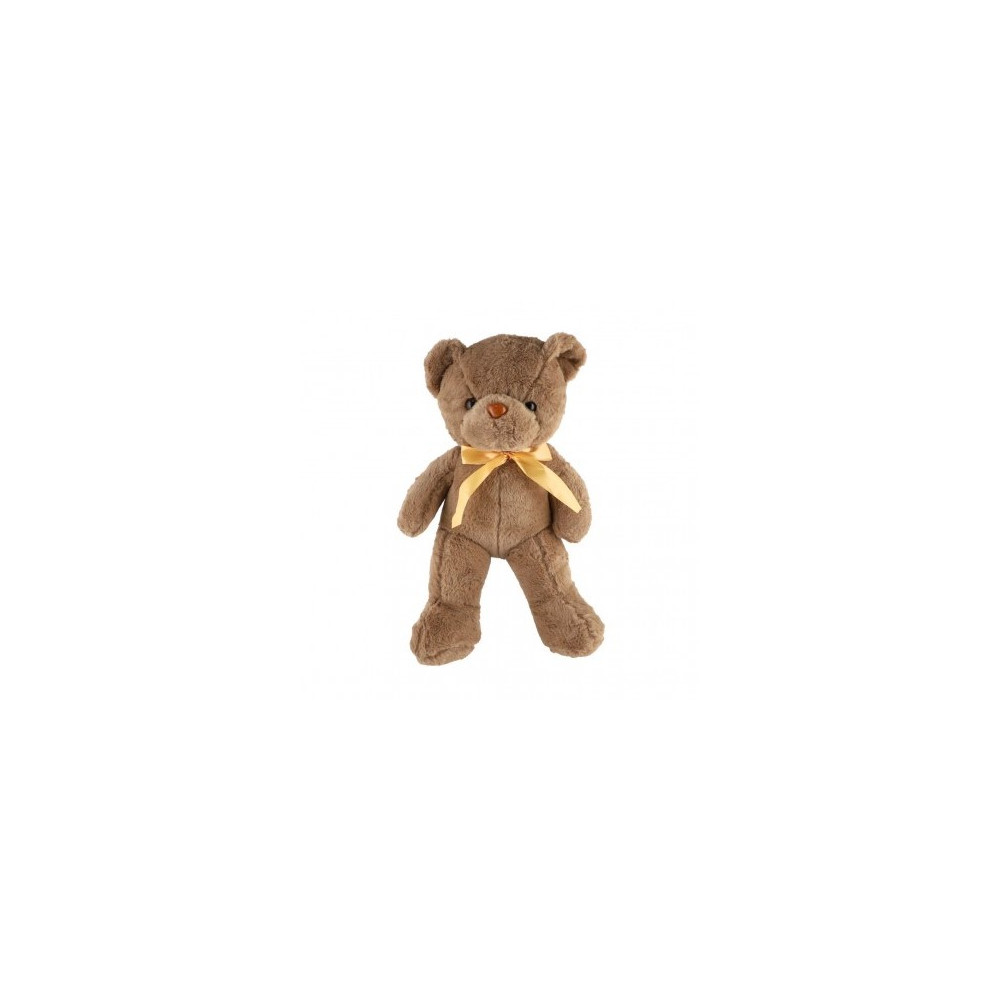 Medvídek plyšový s mašlí 40cm hnědý