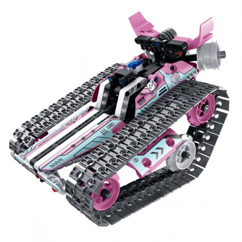 Robot RC skládací 2,4GHz na baterie - růžový ~ 3