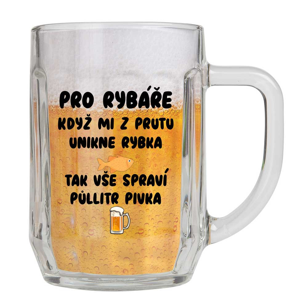 Dárkový půllitr krýgl - Pro rybáře