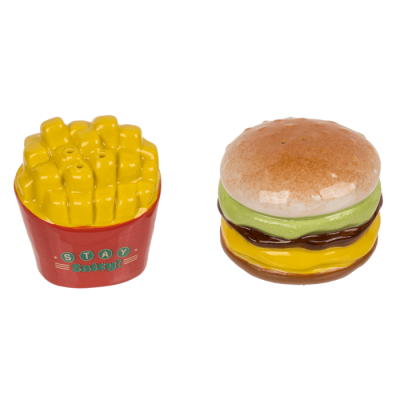 Solnička a pepřenka - Burger a hranolky