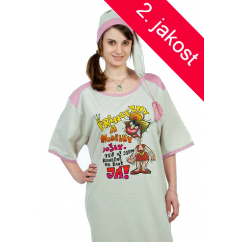 2.JAKOST Noční košile - Princezny a modelky - XXL ~ 1