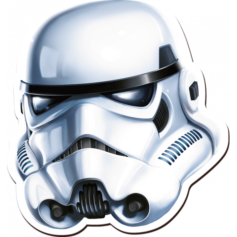 TREFL Wood Craft Origin puzzle Star Wars: Helma stormtroopera 160 dílků ~ 2