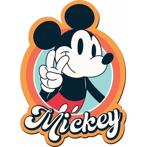 TREFL Wood Craft Origin puzzle Mickey Mouse Retro 160 dílků ~ 2