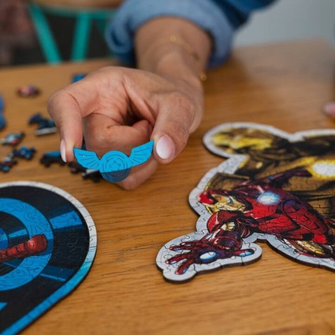 TREFL Wood Craft Origin puzzle Thanos na trůnu 160 dílků ~ 4