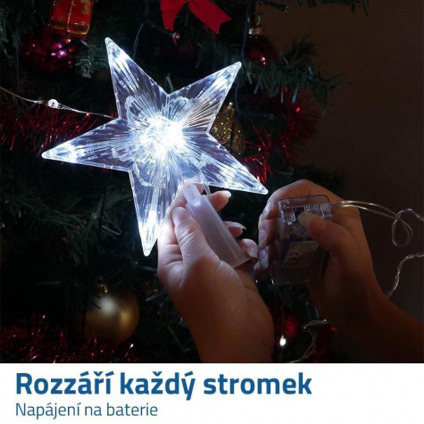 Vánoční svítící hvězda - studené světlo ~ 6