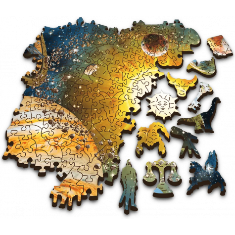TREFL Wood Craft Dřevěné puzzle Cesta sluneční soustavou 1000 dílků ~ 3