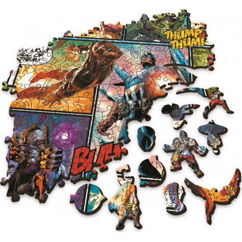 TREFL Wood Craft Dřevěné puzzle Marvel Avengers 1000 dílků ~ 2