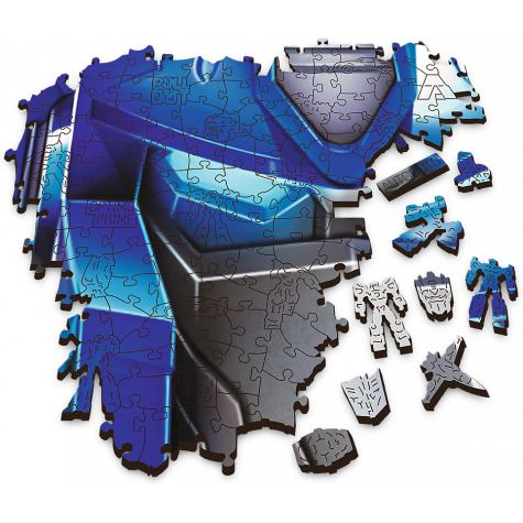 TREFL Wood Craft Origin puzzle Transformers: Optimus Prime 505 dílků