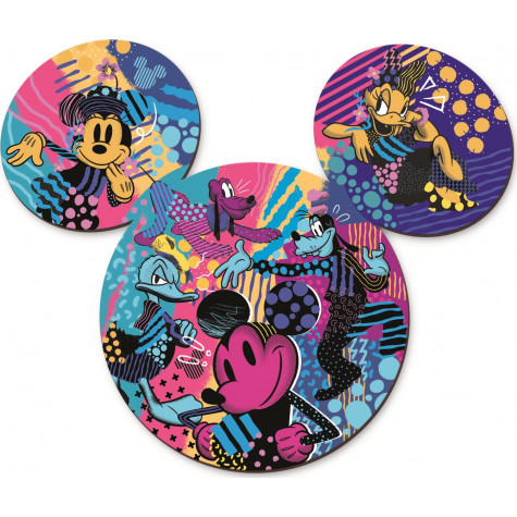 TREFL Wood Craft Origin puzzle Mickey Mouse 505 dílků ~ 3