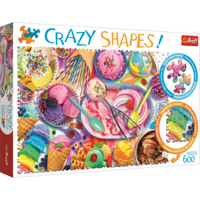 TREFL Crazy Shapes puzzle Sladké sny 600 dílků