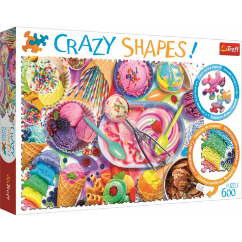TREFL Crazy Shapes puzzle Sladké sny 600 dílků ~ 1
