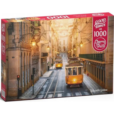 Cherry Pazzi Puzzle Romantický Lisabon, Portugalsko 1000 dílků