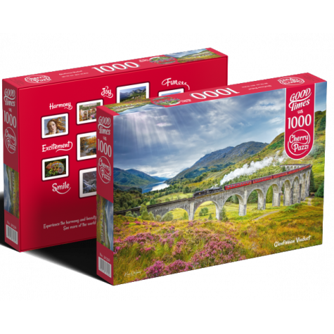 Cherry Pazzi Puzzle Glenfinnanský viadukt 1000 dílků