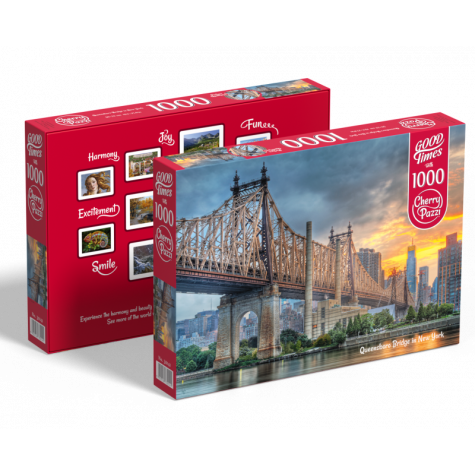 Cherry Pazzi Puzzle Queensboro Bridge in New York 1000 dílků