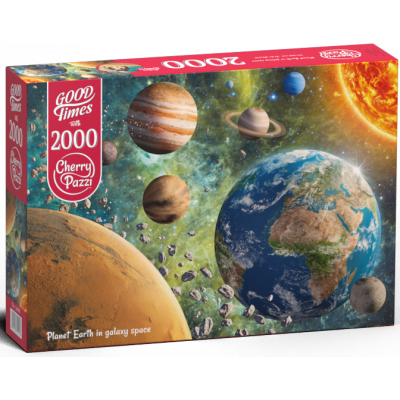 Cherry Pazzi Puzzle Planeta Země v Galaxii 2000 dílků