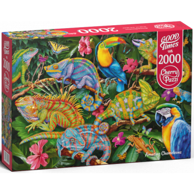 Cherry Pazzi Puzzle Úžasní chameleoni 2000 dílků