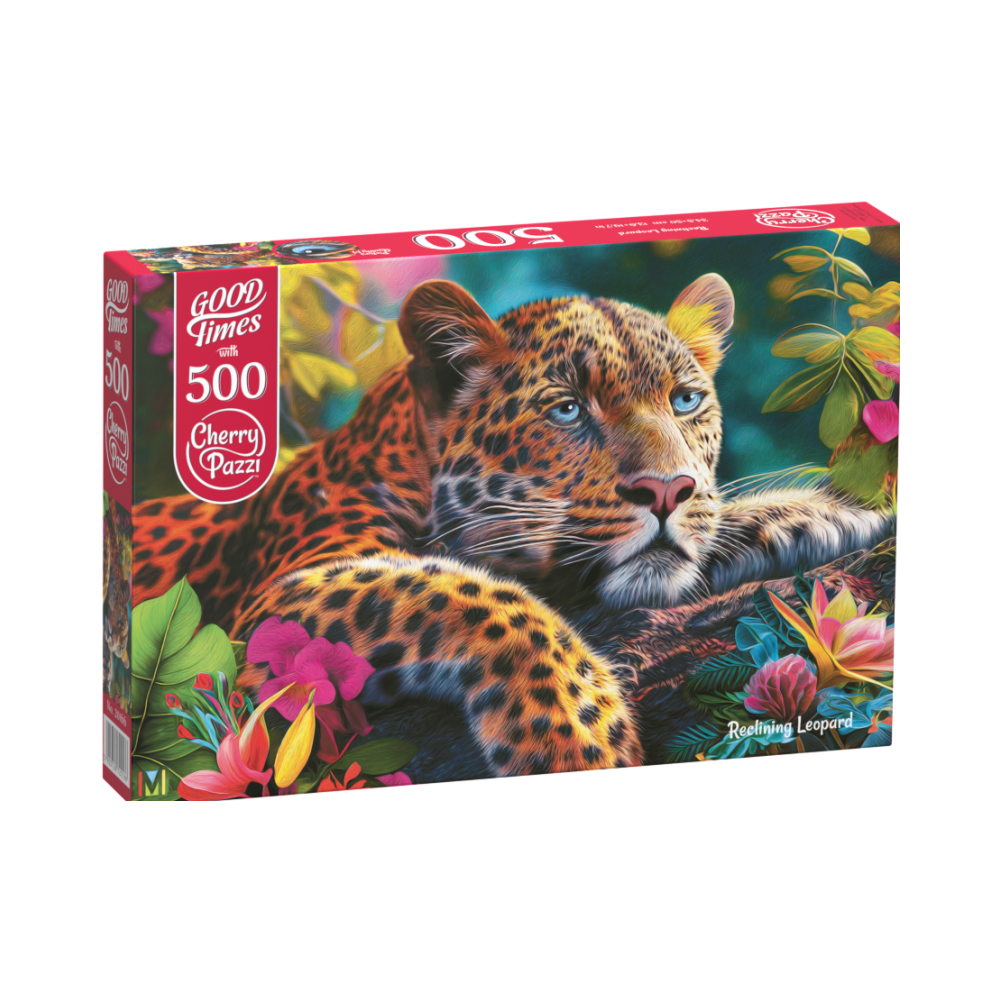 Cherry Pazzi Puzzle Ležící Leopard 500 dílků