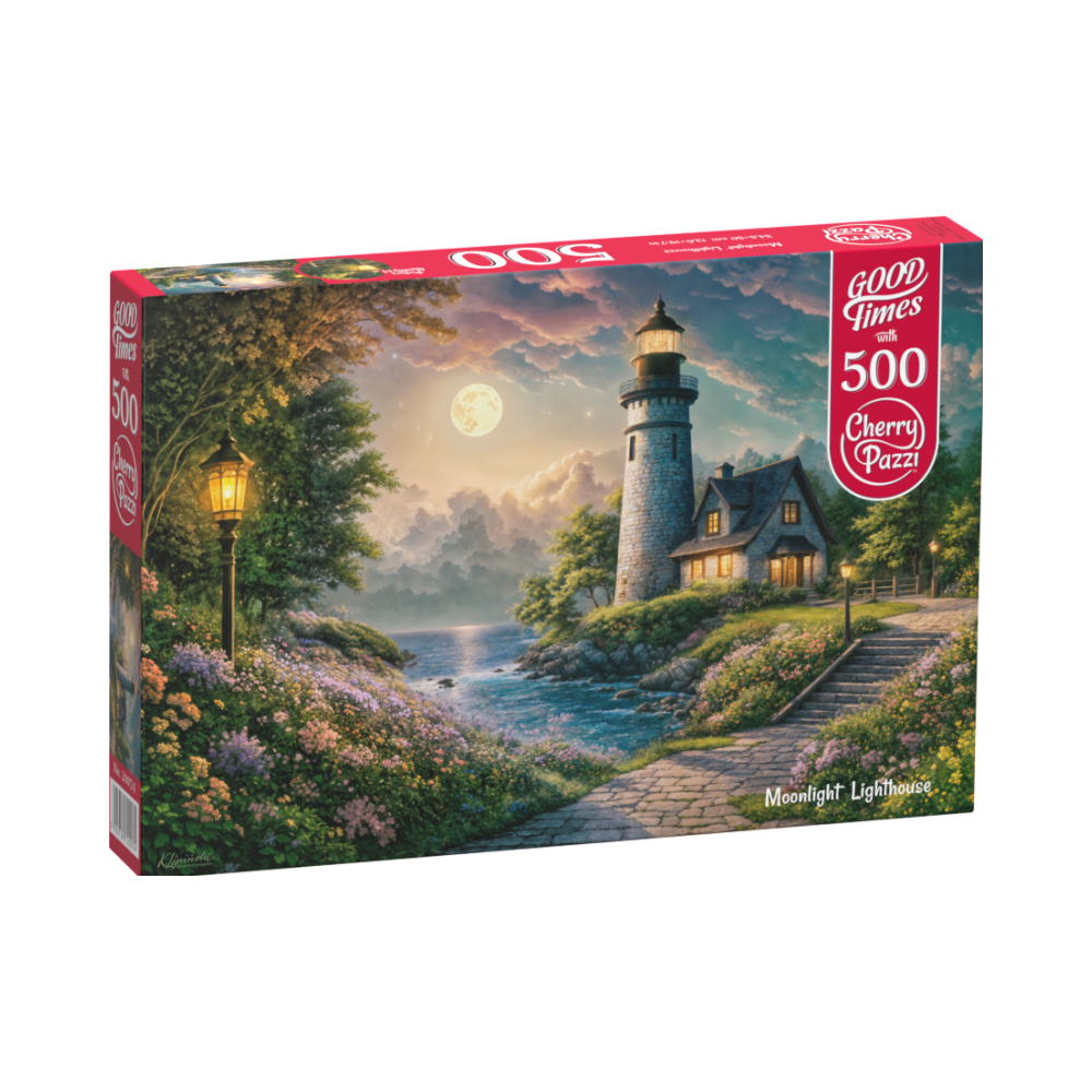 Cherry Pazzi Puzzle Maják v měsíční svitu 500 dílků