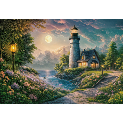 Cherry Pazzi Puzzle Maják v měsíční svitu 500 dílků ~ 2