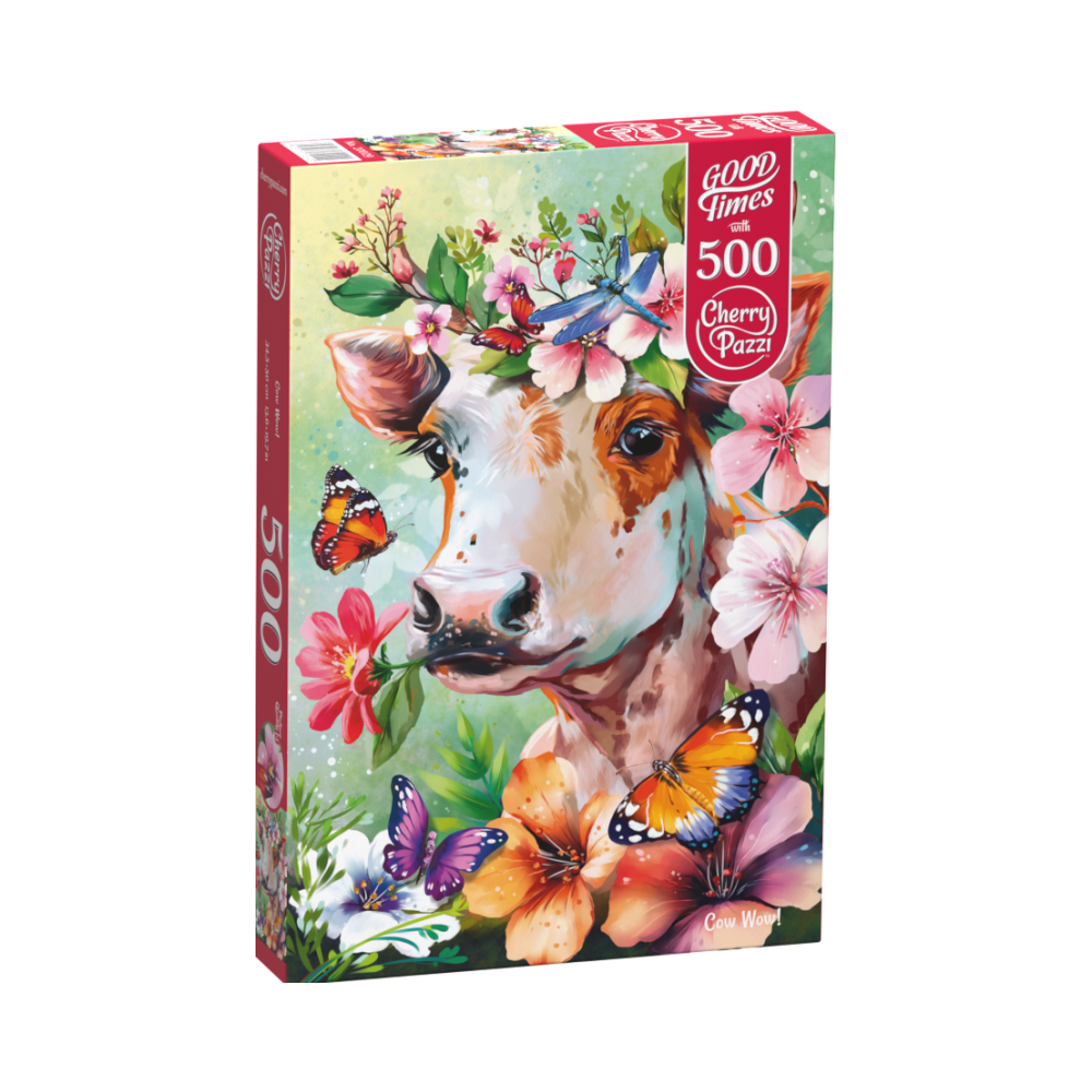 Cherry Pazzi Puzzle Kráva Wow! 500 dílků