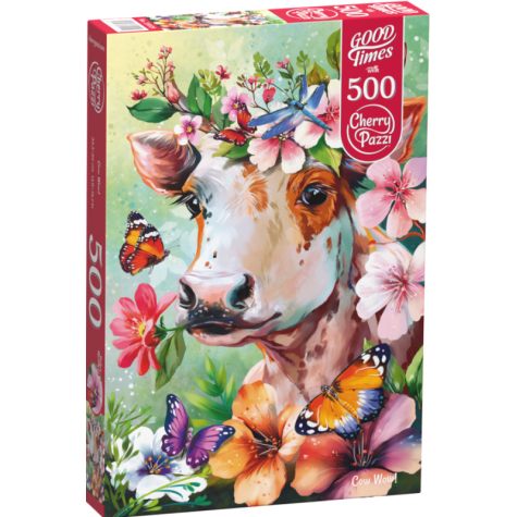 Cherry Pazzi Puzzle Kráva Wow! 500 dílků ~ 1