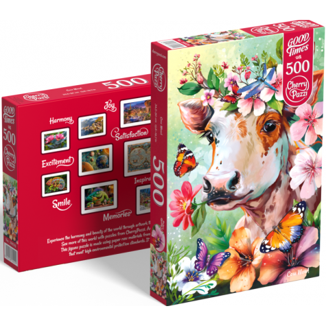Cherry Pazzi Puzzle Kráva Wow! 500 dílků
