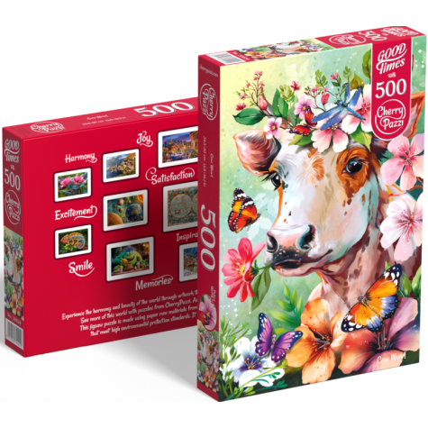 Cherry Pazzi Puzzle Kráva Wow! 500 dílků ~ 4