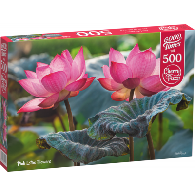 Cherry Pazzi Puzzle Růžový květ lotusu 500 dílků