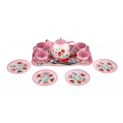 Teddies Čajová sada nádobí s doplňky v kufříku ~ 5