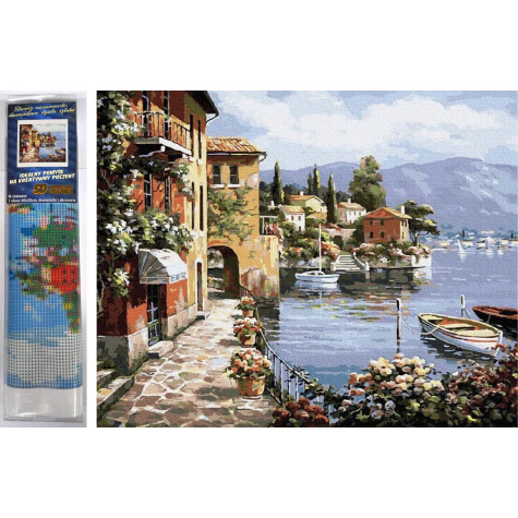 Norimpex Diamantový obrázek malování 30x40cm - U pobřeží ~ 1