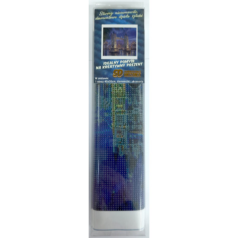 Norimpex Diamantový obrázek malování 30x40cm - Noční Tower Bridge ~ 3