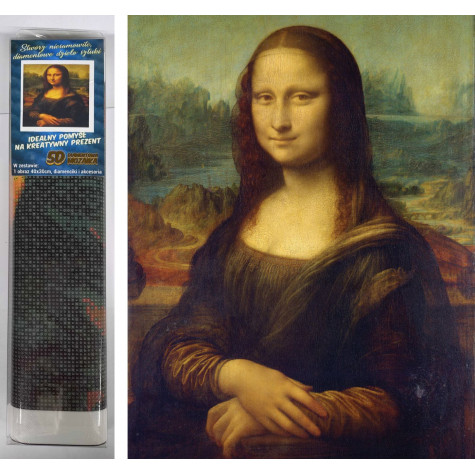 Norimpex Diamantový obrázek malování 30x40cm - Mona Lisa