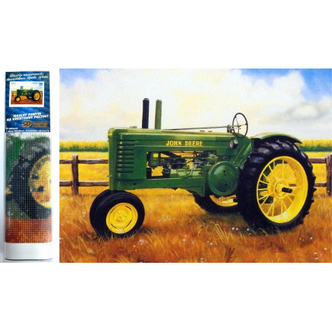 Norimpex Diamantový obrázek malování 30x40cm - Traktor John Deere