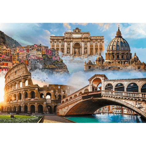 TREFL Puzzle Oblíbená místa: Itálie 1500 dílků ~ 2